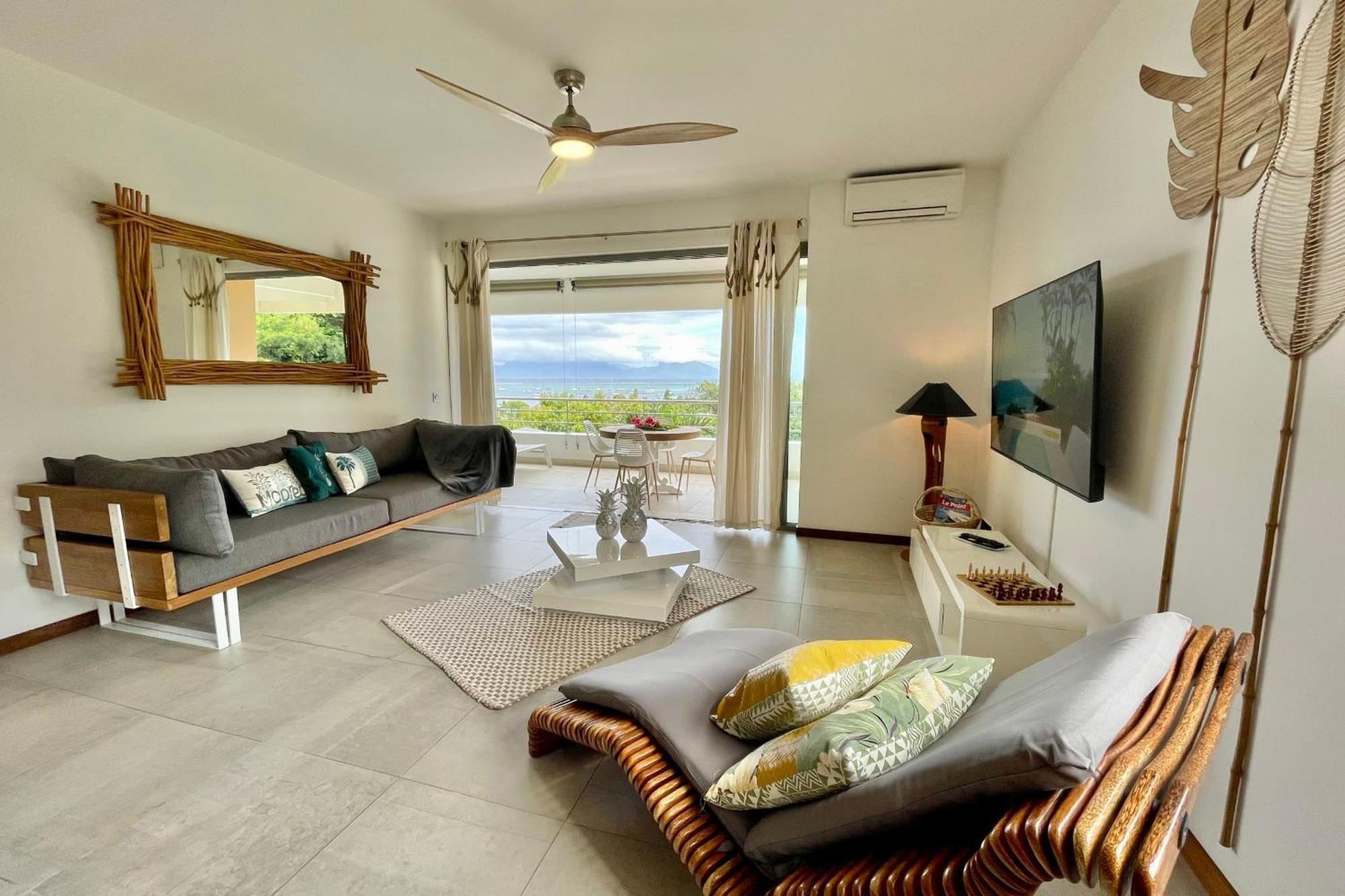 Manuia Luxury Apartment - Tahiti Punaauia -Wi-Fi Netflix Pool & Gym Exteriér fotografie